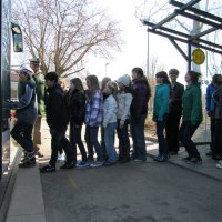 Bussicherheitstraining der Klassen 5