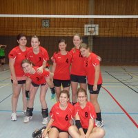 Volleyball-Mädchen holen ersten Platz